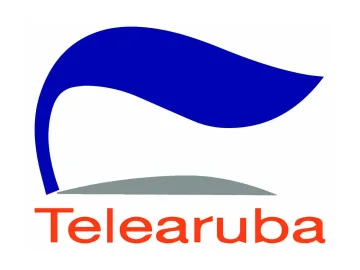 The logo of Telearuba TV