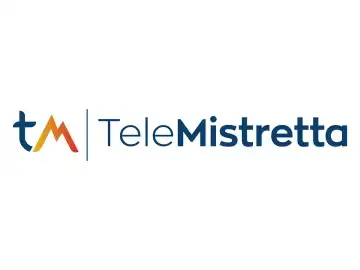 The logo of TeleMistretta TV