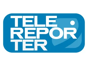The logo of Telereporter TV