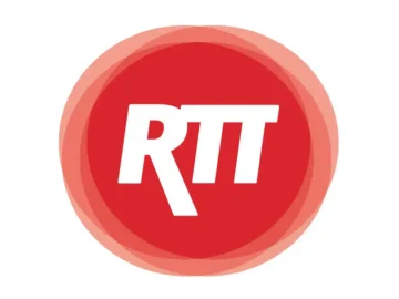 The logo of Teletaxi TV
