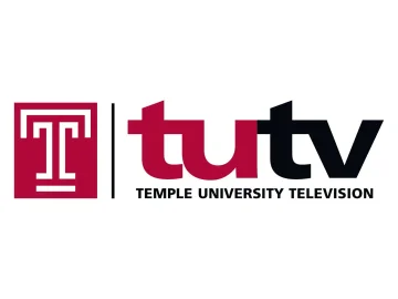 The logo of Temple University TV
