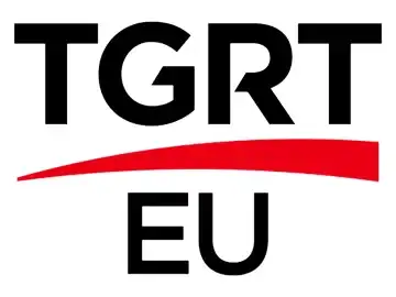 The logo of TGRT Europe TV