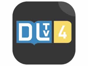The logo of DLTV 4