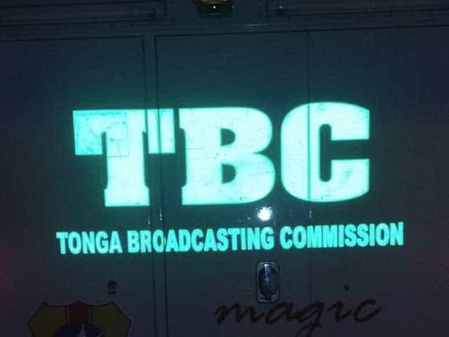 The logo of TV Tonga