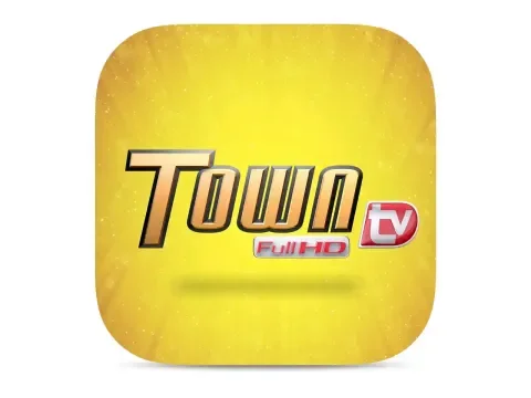 The logo of Town TV