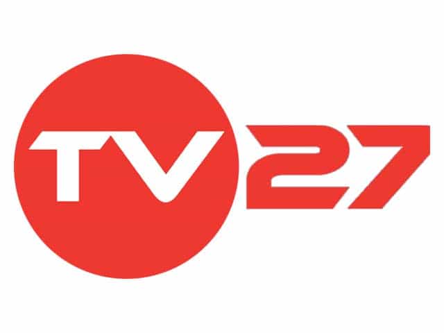 The logo of TV 27