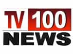 The logo of TV 100