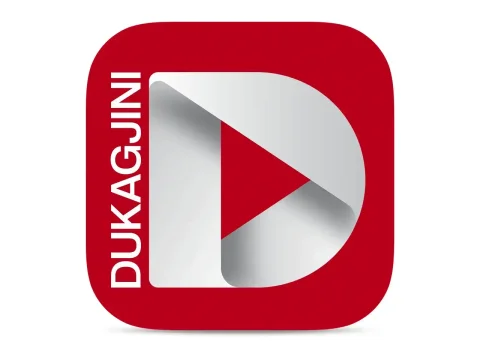 The logo of RTV Dukagjini