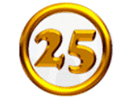 The logo of TV 25