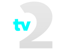 The logo of TV 2