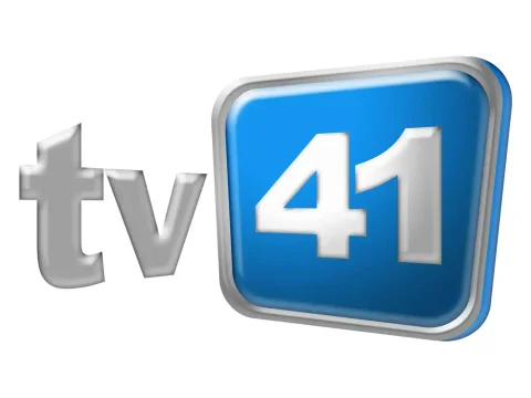 The logo of TV41