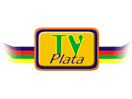 The logo of TV Plata