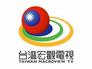 The logo of Taiwan Macroview TV