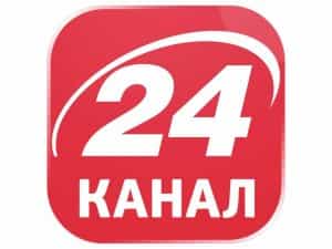The logo of News 24