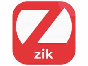The logo of Telekanal ZIK