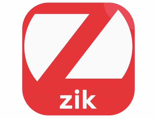 The logo of TV Zik