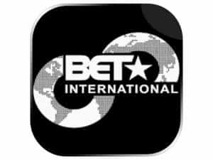 The logo of BET International