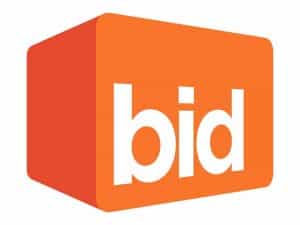 The logo of Bid TV