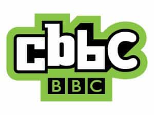 The logo of CBBC TV