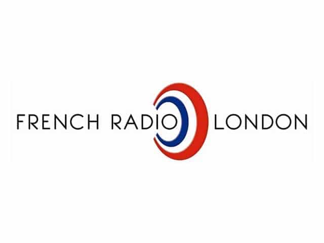 The logo of French Radio London
