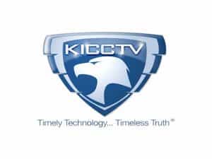 The logo of KICC TV
