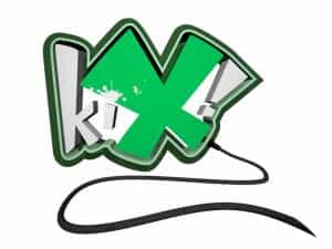 The logo of Kix!