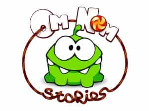 The logo of Om Nom TV