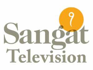 The logo of Sangat TV
