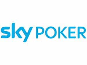 The logo of Sky Poker