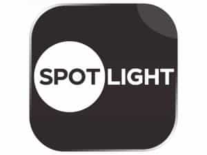 The logo of Spotlight TV