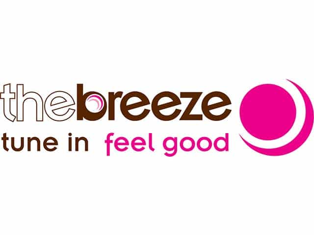 The logo of The Breeze 107.4 FM