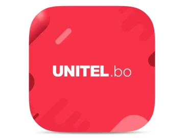 The logo of Unitel TV