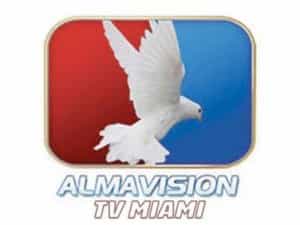 The logo of Almavision Miami