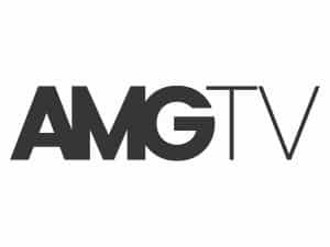The logo of AMG TV