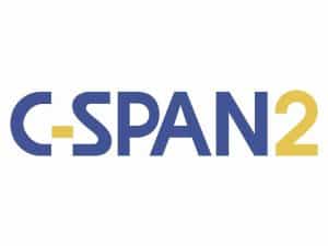 The logo of C-SPAN 2