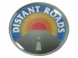 The logo of Distant Roads