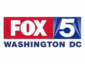 The logo of Fox 5 DC