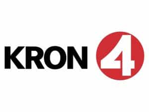 The logo of KRON 4 TV