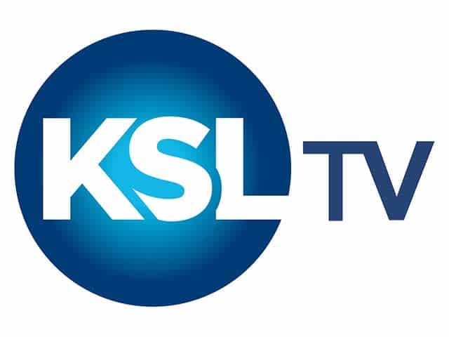 The logo of KSL TV