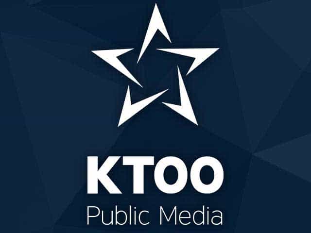 The logo of KTOO-TV PBS Juneau