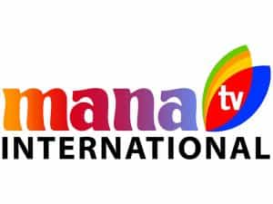 The logo of Mana TV International