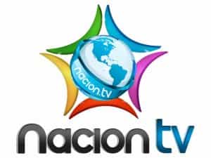 The logo of Nacion TV Internacional