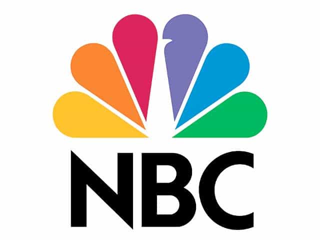 The logo of NBC News