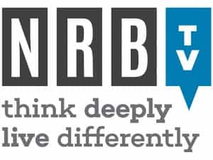The logo of NRB TV