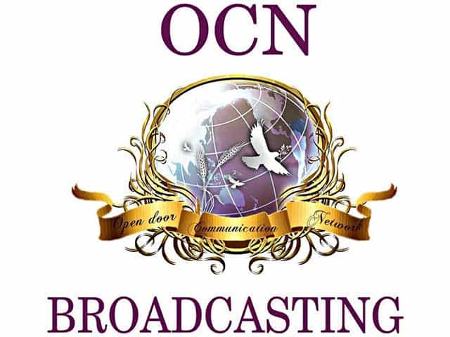 The logo of OCN TV