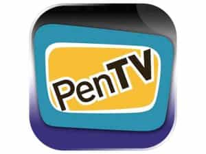 The logo of Pen TV