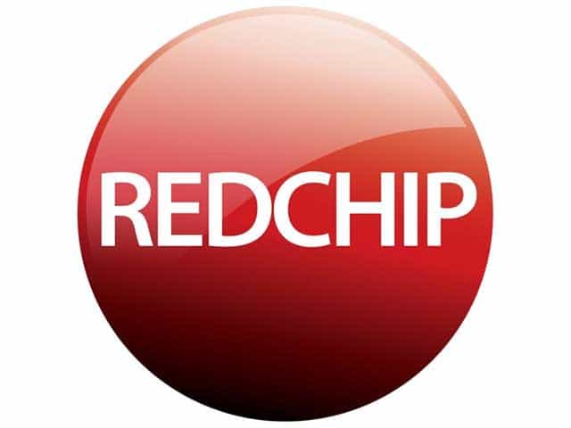 The logo of Red Chip TV