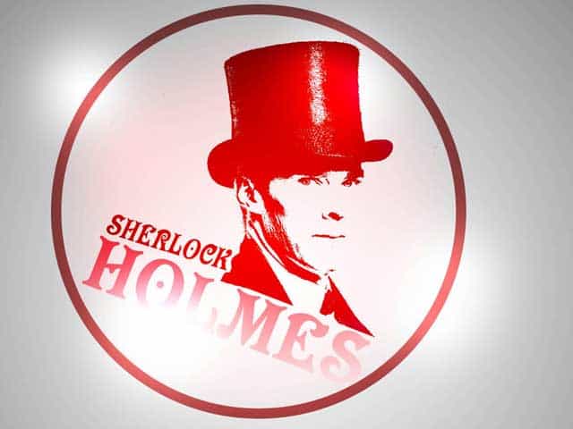 The logo of Sherlock Holmes TV