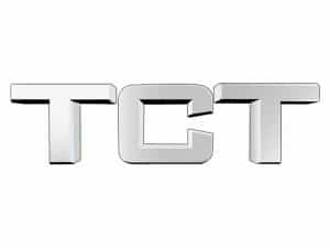 The logo of TCT