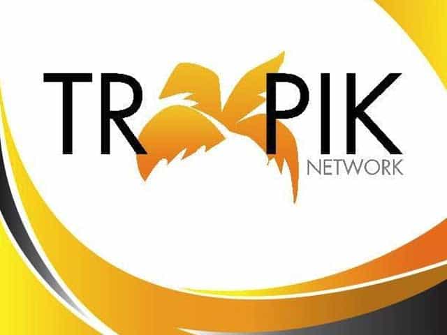 The logo of Tropik TV